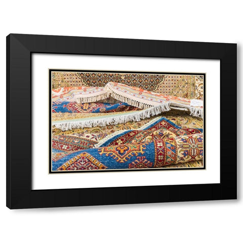Africa-Egypt-Cairo-Giza Rugs for purchase a at rug and tapestry weaving school Black Modern Wood Framed Art Print with Double Matting by Wilson, Emily