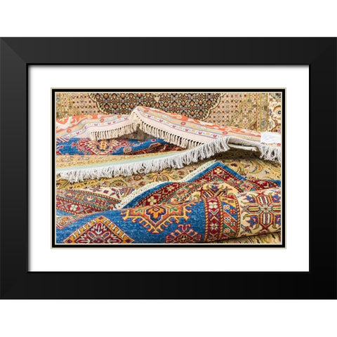 Africa-Egypt-Cairo-Giza Rugs for purchase a at rug and tapestry weaving school Black Modern Wood Framed Art Print with Double Matting by Wilson, Emily