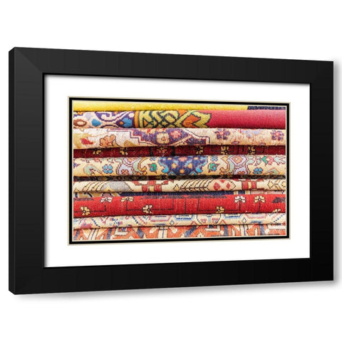 Africa-Egypt-Cairo-Giza Rugs for purchase a at rug and tapestry weaving school Black Modern Wood Framed Art Print with Double Matting by Wilson, Emily