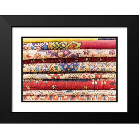 Africa-Egypt-Cairo-Giza Rugs for purchase a at rug and tapestry weaving school Black Modern Wood Framed Art Print with Double Matting by Wilson, Emily