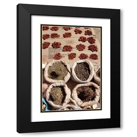Namibia, Opuwo Fragrant herbs and ochre Black Modern Wood Framed Art Print with Double Matting by Kaveney, Wendy