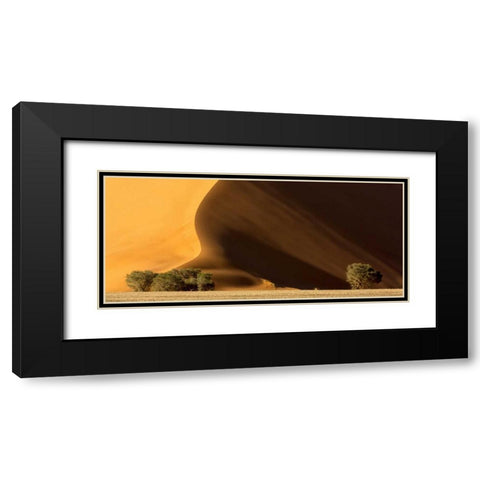 Namibia, Namib-Naukluft Park Dune at sunset Black Modern Wood Framed Art Print with Double Matting by Kaveney, Wendy