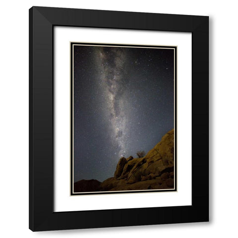 South Richtersveld NP Milky Way at night Black Modern Wood Framed Art Print with Double Matting by Young, Bill