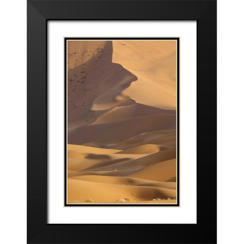 China, Badain Jaran Desert Desert scenic Black Modern Wood Framed Art Print with Double Matting by Anon, Ellen