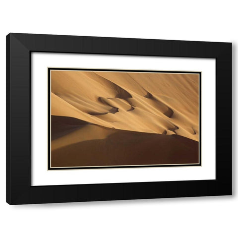 China, Badain Jaran Desert Desert scenic Black Modern Wood Framed Art Print with Double Matting by Anon, Ellen