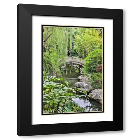 Asia-China-Zhujiajiao (Venice of the East) Black Modern Wood Framed Art Print with Double Matting by Looney, Hollice