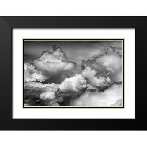 Aerial view of clouds-China Black Modern Wood Framed Art Print with Double Matting by Su, Keren