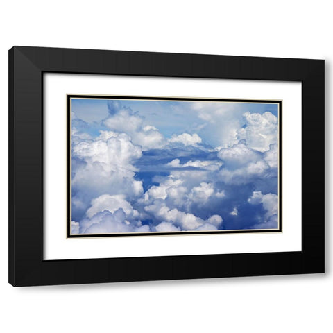 Aerial view of clouds-China Black Modern Wood Framed Art Print with Double Matting by Su, Keren
