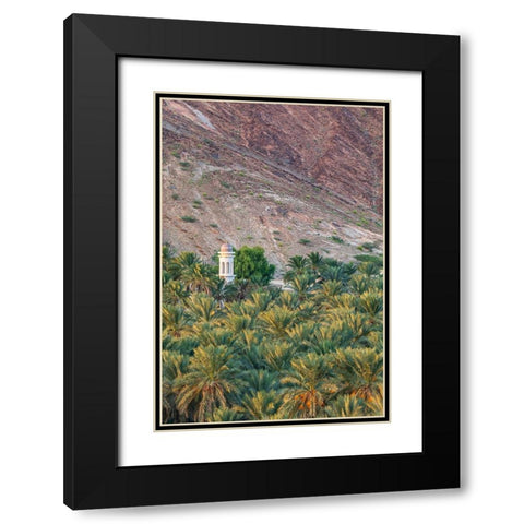 Middle East-Arabian Peninsula-Oman-Ad Dakhiliyah-Nizwa Black Modern Wood Framed Art Print with Double Matting by Wilson, Emily M.