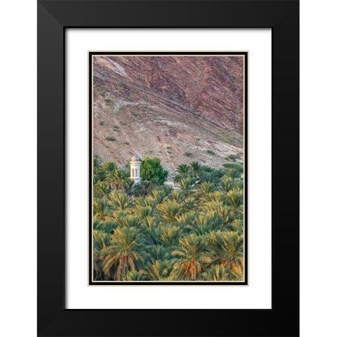 Middle East-Arabian Peninsula-Oman-Ad Dakhiliyah-Nizwa Black Modern Wood Framed Art Print with Double Matting by Wilson, Emily M.