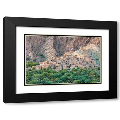 Middle East-Arabian Peninsula-Oman-Ad Dakhiliyah-Nizwa Black Modern Wood Framed Art Print with Double Matting by Wilson, Emily M.