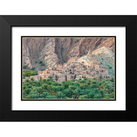 Middle East-Arabian Peninsula-Oman-Ad Dakhiliyah-Nizwa Black Modern Wood Framed Art Print with Double Matting by Wilson, Emily M.