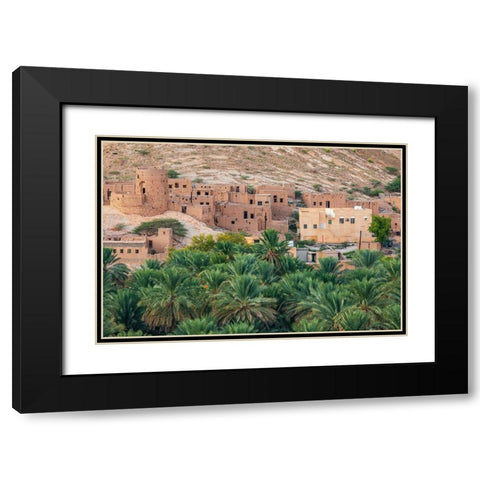 Middle East-Arabian Peninsula-Oman-Ad Dakhiliyah-Nizwa Black Modern Wood Framed Art Print with Double Matting by Wilson, Emily M.