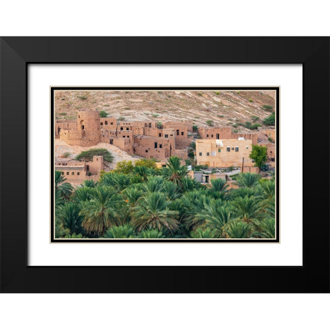Middle East-Arabian Peninsula-Oman-Ad Dakhiliyah-Nizwa Black Modern Wood Framed Art Print with Double Matting by Wilson, Emily M.