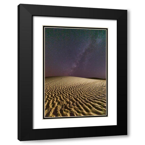 Middle East-Arabian Peninsula-Ash Sharqiyah North-Bidiyah Black Modern Wood Framed Art Print with Double Matting by Wilson, Emily M.