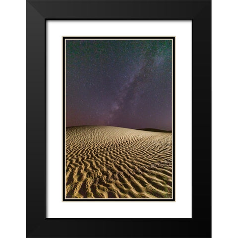 Middle East-Arabian Peninsula-Ash Sharqiyah North-Bidiyah Black Modern Wood Framed Art Print with Double Matting by Wilson, Emily M.