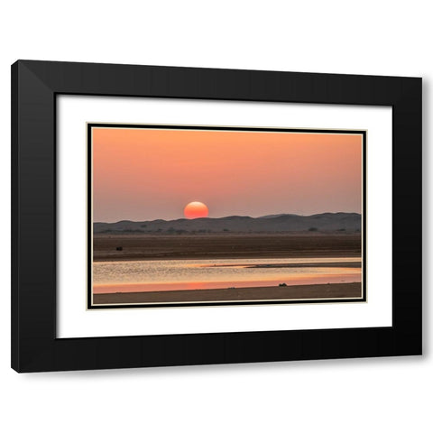 Middle East-Arabian Peninsula-Ash Sharqiyah South-Jalan Bani Buali Black Modern Wood Framed Art Print with Double Matting by Wilson, Emily M.