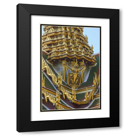 Thailand, Bangkok Exterior view of Royal Palace Black Modern Wood Framed Art Print with Double Matting by Shimlock, Jones