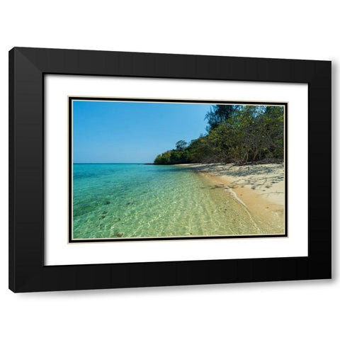 Ko Kradan-Talay Trang archipelago-Thailand Black Modern Wood Framed Art Print with Double Matting by Pitamitz, Sergio