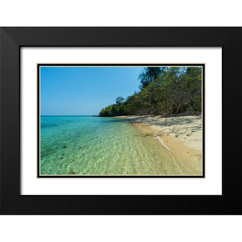 Ko Kradan-Talay Trang archipelago-Thailand Black Modern Wood Framed Art Print with Double Matting by Pitamitz, Sergio