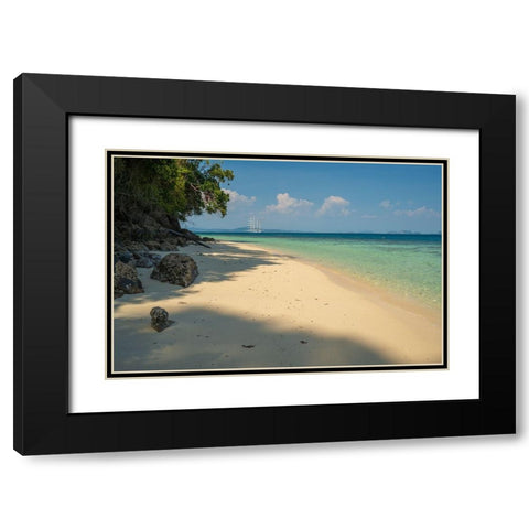 Ko Kradan-Talay Trang archipelago-Thailand Black Modern Wood Framed Art Print with Double Matting by Pitamitz, Sergio