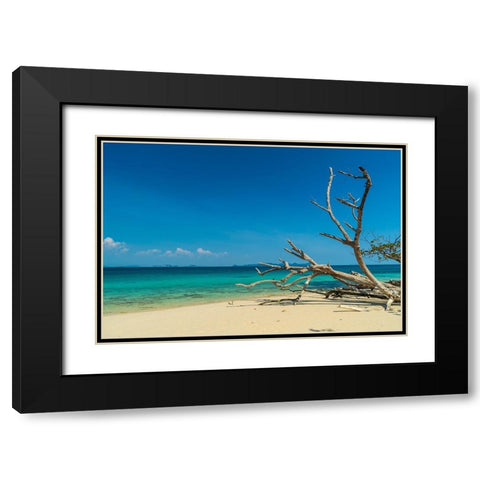Ko Kradan-Talay Trang archipelago-Thailand Black Modern Wood Framed Art Print with Double Matting by Pitamitz, Sergio