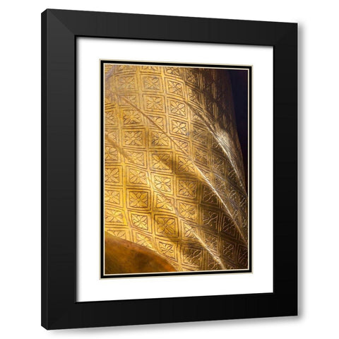 Thailand-Chonburi Province-Khao Sam Muk Shrine Statue of the Goddess Sam Muk  Black Modern Wood Framed Art Print with Double Matting by Haseltine, Tom