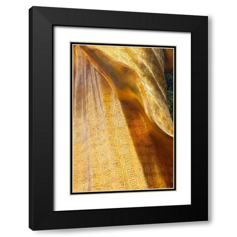 Thailand-Chonburi Province-Khao Sam Muk Shrine Statue of the Goddess Sam Muk  Black Modern Wood Framed Art Print with Double Matting by Haseltine, Tom