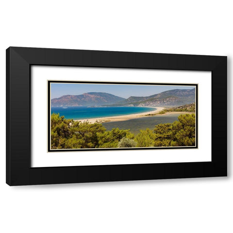 Iztuzu Beach Dalyan-Mugla-Turkey Black Modern Wood Framed Art Print with Double Matting by Kabas, Ali