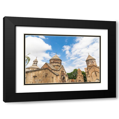 Armenia-Tsakhkadzor Kecharis Monastery An 11th century medieval monastic complex Black Modern Wood Framed Art Print with Double Matting by Wilson, Emily
