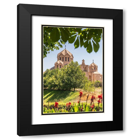 Armenia Yerevan Saint Gregory the Illuminator Cathedral Black Modern Wood Framed Art Print with Double Matting by Wilson, Emily
