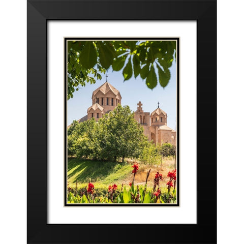 Armenia Yerevan Saint Gregory the Illuminator Cathedral Black Modern Wood Framed Art Print with Double Matting by Wilson, Emily