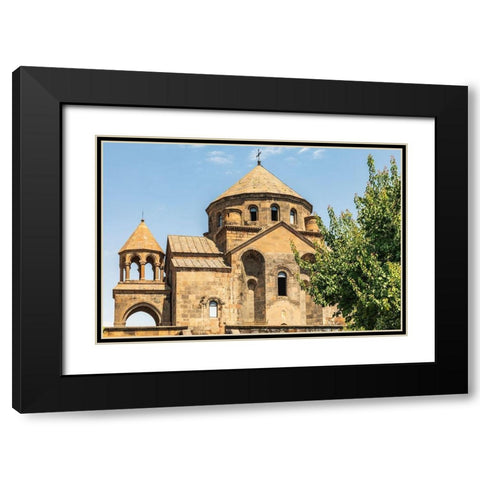 Armenia Armavir Province Vagharshapat Exterior view of the Saint Hripsime Church Black Modern Wood Framed Art Print with Double Matting by Wilson, Emily
