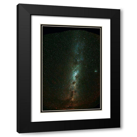 Milky Way seen from Ohau-Mackenzie Country-Canterbury Black Modern Wood Framed Art Print with Double Matting by Wall, David