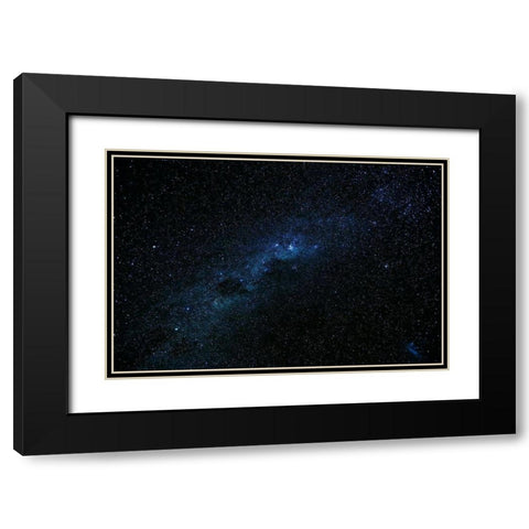 Milky Way seen from Ohau-Mackenzie Country-Canterbury Black Modern Wood Framed Art Print with Double Matting by Wall, David