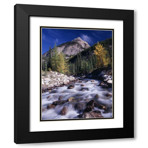 Canada, Alberta, Banff NP Black Modern Wood Framed Art Print with Double Matting by Grandmaison, Mike