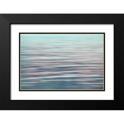 Canada, BC Abstract patterns in the water Black Modern Wood Framed Art Print with Double Matting by Paulson, Don