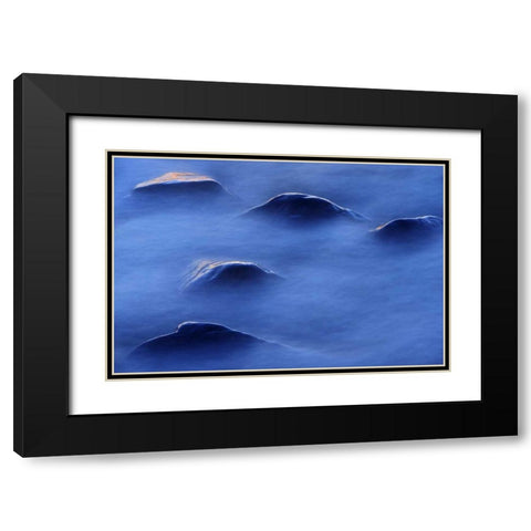 Canada, Manitoba Lake Winnipeg shoreline Black Modern Wood Framed Art Print with Double Matting by Grandmaison, Mike