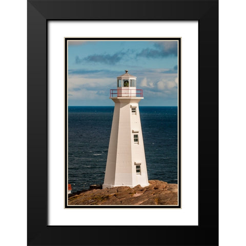 Cape Spear Lighthouse National Historic Site-Cape Spear-St Johns-Newfoundland-Canada Black Modern Wood Framed Art Print with Double Matting by DeFreitas, Michael