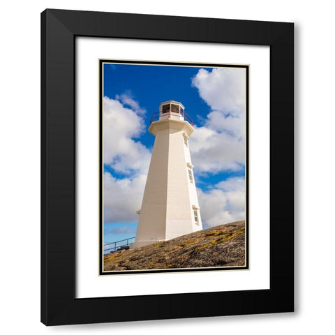 Cape Spear Lighthouse National Historic Site-Cape Spear-St Johns-Newfoundland-Canada Black Modern Wood Framed Art Print with Double Matting by DeFreitas, Michael
