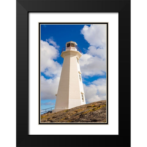 Cape Spear Lighthouse National Historic Site-Cape Spear-St Johns-Newfoundland-Canada Black Modern Wood Framed Art Print with Double Matting by DeFreitas, Michael
