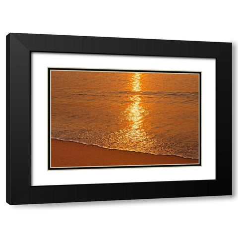 Canada-Nova Scotia Sunrise on Aspy Bay Black Modern Wood Framed Art Print with Double Matting by Jaynes Gallery