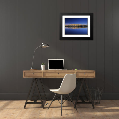 Canada, Ontario, Quebec, Ottawa River Black Modern Wood Framed Art Print with Double Matting by Grandmaison, Mike