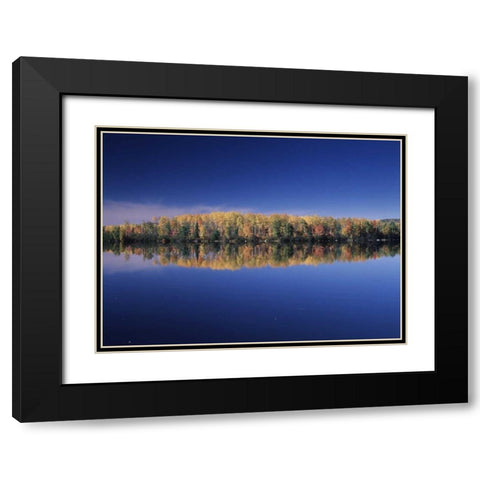 Canada, Ontario, Quebec, Ottawa River Black Modern Wood Framed Art Print with Double Matting by Grandmaison, Mike