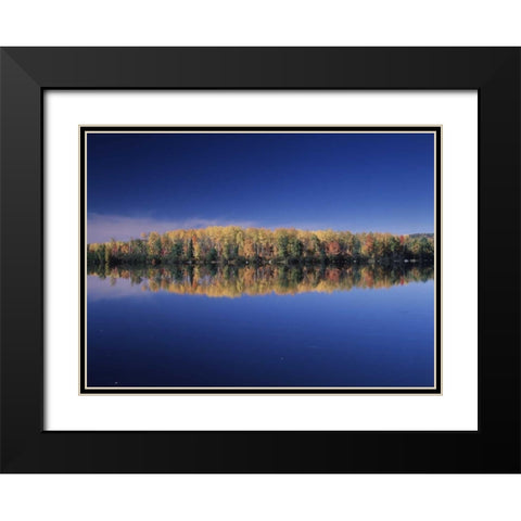 Canada, Ontario, Quebec, Ottawa River Black Modern Wood Framed Art Print with Double Matting by Grandmaison, Mike