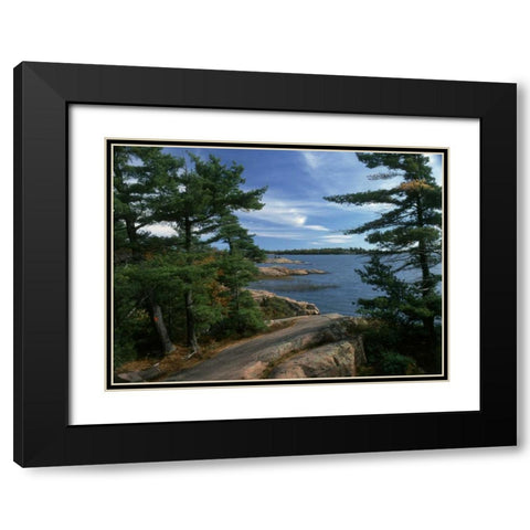 Canada, Ontario, Shield Country, Killarney PP Black Modern Wood Framed Art Print with Double Matting by Grandmaison, Mike