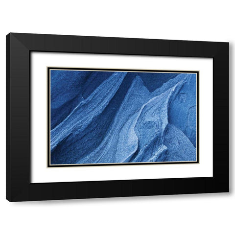 Canada, Ontario, Killbear PP Rock abstract Black Modern Wood Framed Art Print with Double Matting by Grandmaison, Mike