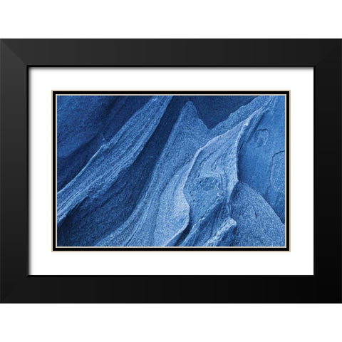 Canada, Ontario, Killbear PP Rock abstract Black Modern Wood Framed Art Print with Double Matting by Grandmaison, Mike