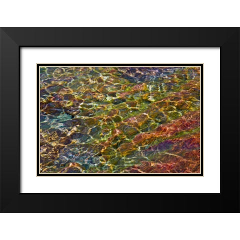 Canada, Ontario Shimmering water of Georgian Bay Black Modern Wood Framed Art Print with Double Matting by Grandmaison, Mike
