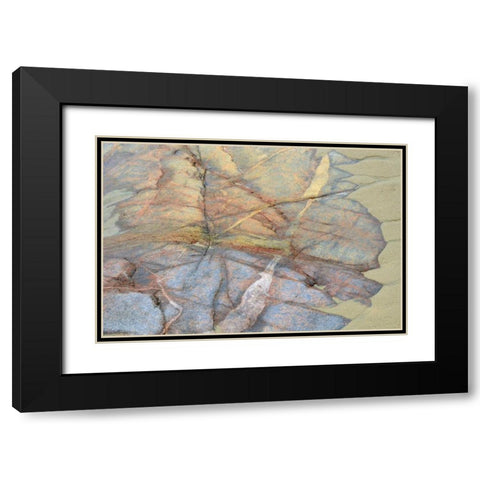 Canada, Ontario Sand and rock in Neys PP Black Modern Wood Framed Art Print with Double Matting by Grandmaison, Mike